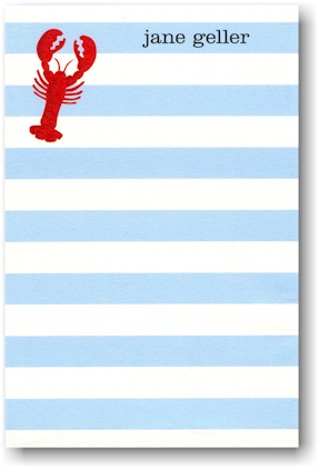 Boatman Geller Notepads - Lobster