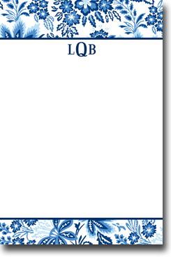 Boatman Geller Notepads - Willow Floral Blue Boatman Geller Notepads - Willow Floral Blue