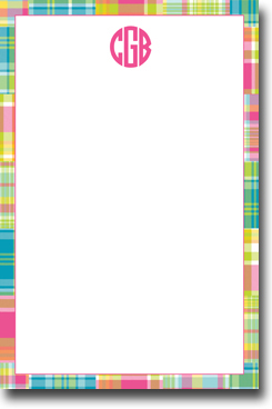 Boatman Geller Notepads - Madras Patch Bright Boatman Geller Notepads - Madras Patch Bright