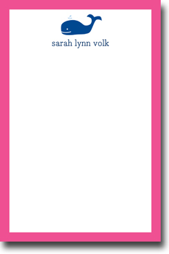 Boatman Geller Notepads - Whale Navy Boatman Geller Notepads - Whale Navy