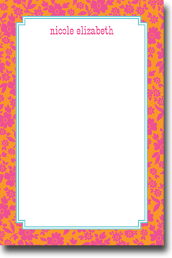 Boatman Geller Notepads - SoHo Floral Raspberry Boatman Geller Notepads - SoHo Floral Raspberry