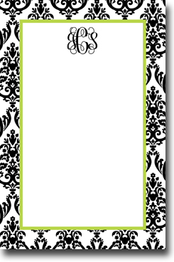 Boatman Geller Notepads - Madison White with Black Boatman Geller Notepads - Madison White with Black