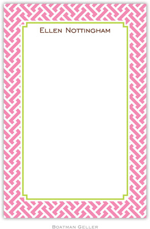 Boatman Geller Notepads - Stella Pink Acrylic Boatman Geller Notepads - Stella Pink Acrylic