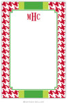 Boatman Geller Notepads - Alex Houndstooth Red