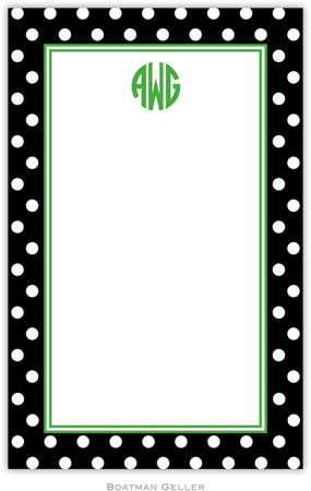 Boatman Geller - Create-Your-Own Personalized Notepads (Polka Dot)