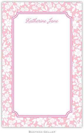 Boatman Geller - Create-Your-Own Personalized Notepads (Petite Flower)