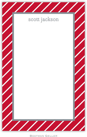 Boatman Geller - Create-Your-Own Personalized Notepads (Kent Stripe)