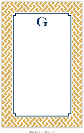 Boatman Geller Notepads - Stella Gold