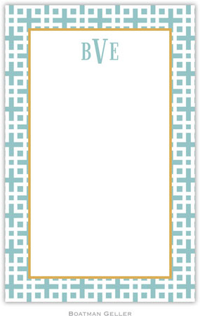Boatman Geller Notepads - Lattice Slate Boatman Geller Notepads - Lattice Slate