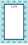 Boatman Geller - Create-Your-Own Personalized Notepads (Bristol Tile Teal)