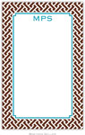 Boatman Geller - Create-Your-Own Personalized Notepads (Stella Chocolate)