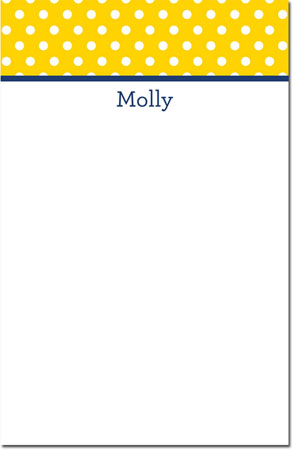 Boatman Geller - Create-Your-Own Large Notepads (Polka Dot)