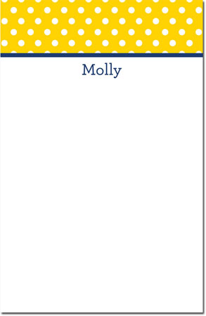 Boatman Geller - Create-Your-Own Large Notepads (Polka Dot) Boatman Geller - Create-Your-Own Large Notepads (Polka Dot)