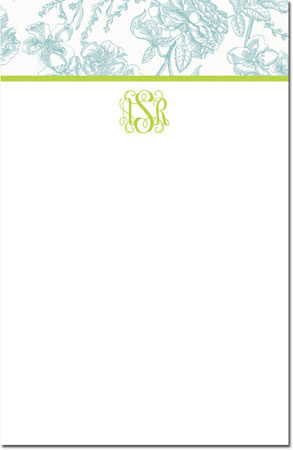 Boatman Geller - Create-Your-Own Large Notepads (Floral Toile) Boatman Geller - Create-Your-Own Large Notepads (Floral Toile)