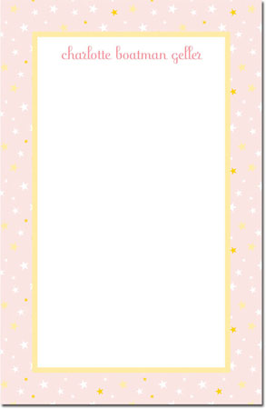 Boatman Geller Notepads - Twinkle Star Light Pink