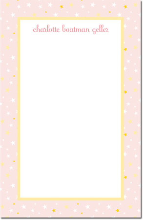 Boatman Geller Notepads - Twinkle Star Light Pink Boatman Geller Notepads - Twinkle Star Light Pink