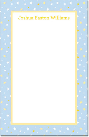 Boatman Geller Notepads - Twinkle Star Light Blue