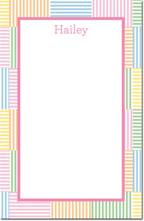 Boatman Geller Notepads - Seersucker Patch Pink Boatman Geller Notepads - Seersucker Patch Pink