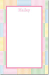 Boatman Geller Notepads - Seersucker Patch Pink