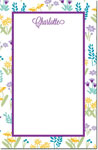 Boatman Geller Notepads - Flower Fields Purple