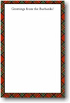 Boatman Geller Notepads - Red Plaid