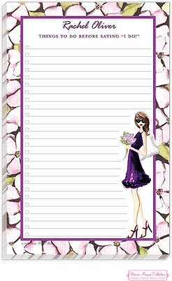 Bonnie Marcus Collection - Notepads (Floral Bride - Brunette) Bonnie Marcus Collection - Notepads (Floral Bride - Brunette)