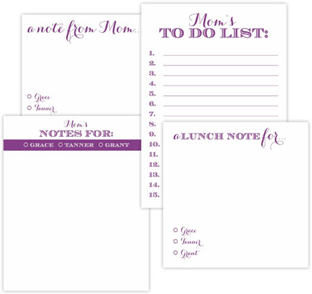 Great Gifts by Chatsworth Notepads - Mom's List 2