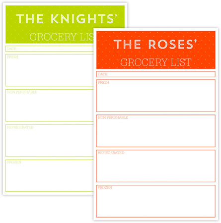 Great Gifts by Chatsworth Notepads - Grocery List