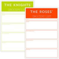 Great Gifts by Chatsworth Notepads - Grocery List