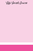 Donovan Designs Notepads - Pink And Pink Plain