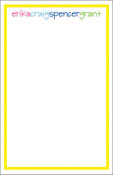 Donovan Designs Notepads - AK Camille (Yellow)