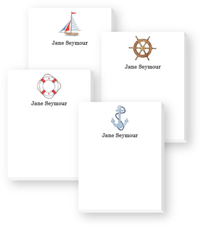 Cute Collection Notepads by Donovan Designs - Nautical