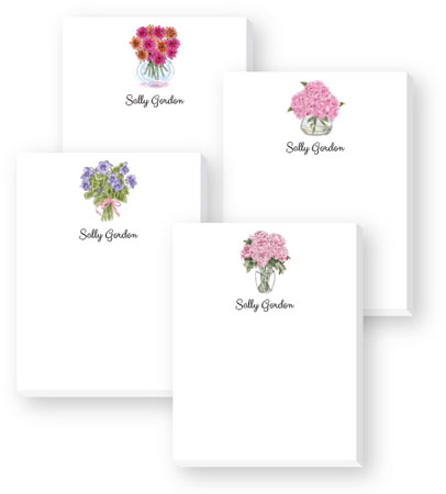Cute Collection Notepads by Donovan Designs - Flowers