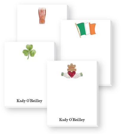 Cute Collection Notepads by Donovan Designs - Irish