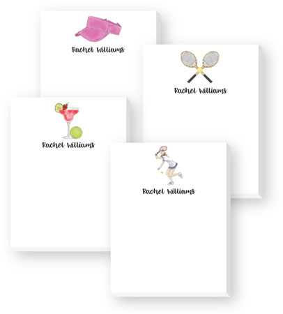 Cute Collection Notepads by Donovan Designs - Tennis Cute Collection Notepads by Donovan Designs - Tennis