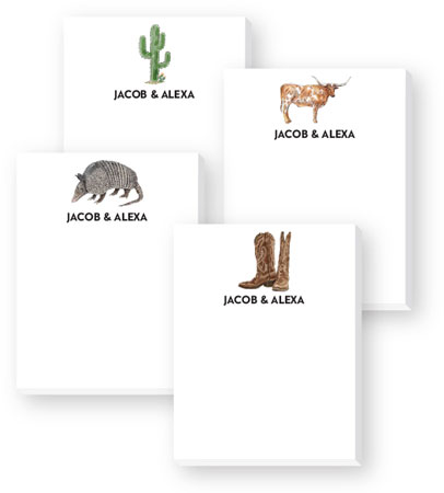 Cute Collection Notepads by Donovan Designs - Western Cute Collection Notepads by Donovan Designs - Western
