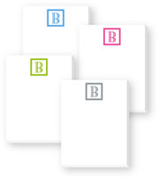 Cute Collection Notepads by Donovan Designs - Letter Cute