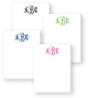 Cute Collection Notepads by Donovan Designs - Monogram