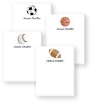 Cute Collection Notepads by Donovan Designs - Sports