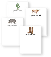 Cute Collection Notepads by Donovan Designs - Western