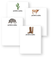 Cute Collection Notepads by Donovan Designs - Western