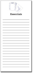 Skinnie Notepads by Donovan Designs (Essentials)