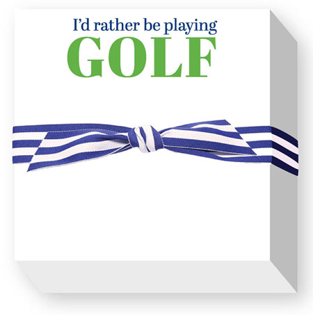 Chubbie Notepads by Donovan Designs (I'd Rather be Playing Golf) Chubbie Notepads by Donovan Designs (I'd Rather be Playing Golf)