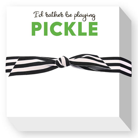 Chubbie Notepads by Donovan Designs (I'd Rather Be Playing Pickle) Chubbie Notepads by Donovan Designs (I'd Rather Be Playing Pickle)