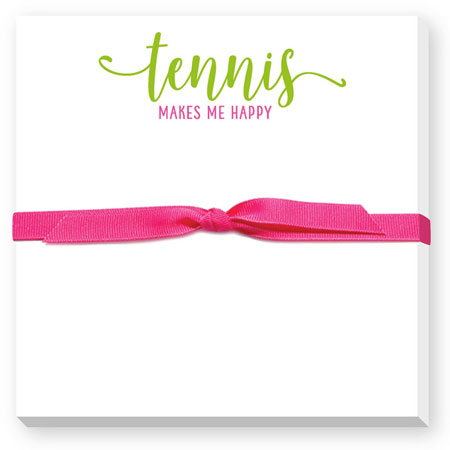 Doodle Notepads by Donovan Designs (Tennis Makes Me Happy)