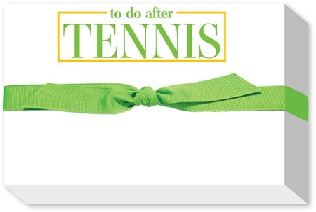 Big & Bold Notepads by Donovan Designs (To Do After Tennis)