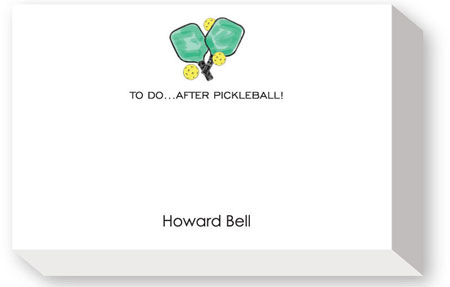 2pcs Pickleball Notepads, Things To Do Afte Pickleball