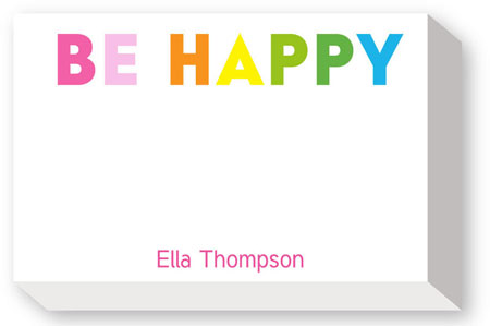 Big & Bold Notepads by Donovan Designs (Be Happy) Big & Bold Notepads by Donovan Designs (Be Happy)