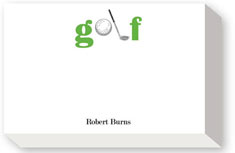 Big & Bold Notepads by Donovan Designs (Golf)