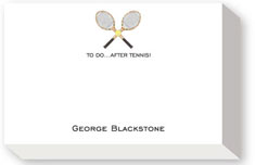 Big & Bold Notepads by Donovan Designs (To Do After Tennis - Racquets)